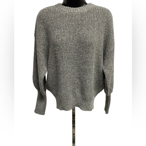 Another love silver and gray long sleeve sweater crew neck size small NWOT - Picture 1 of 2